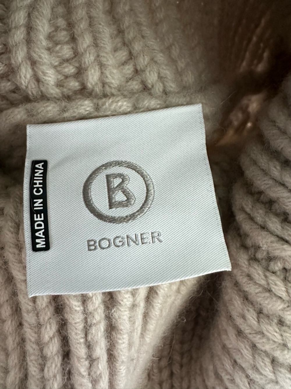 Bogner Samia 100% Cashmere Turtleneck Fair Isle Knit Sweater - Picture 5 of 6